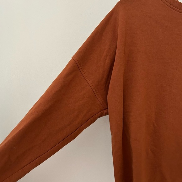 Knix Women's Crew Neck Sweater - Rust Brown - Picture 3 of 5